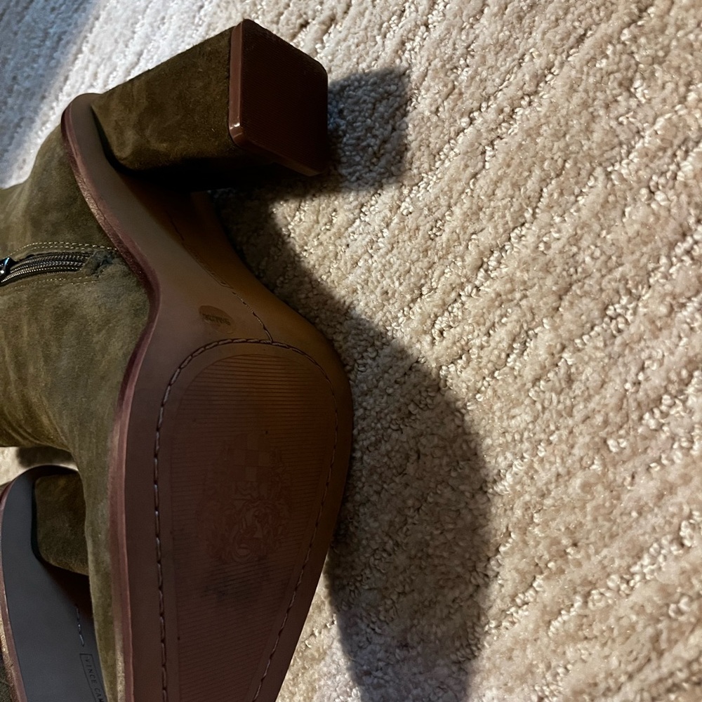 Vince Camuto olive green Suede Leather Boots - Picture 6 of 6